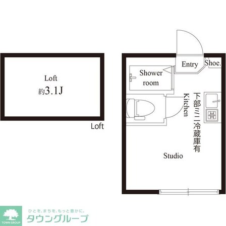 ハーモニーテラス仲宿の物件間取画像